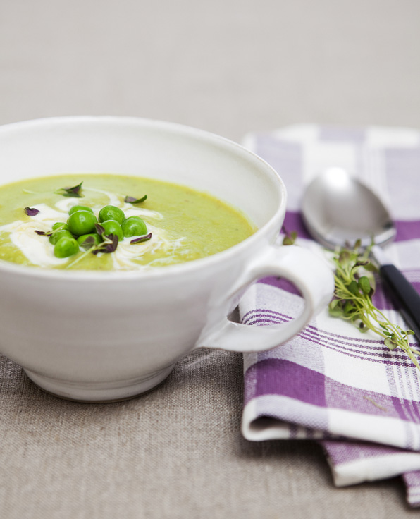 Green pea soup