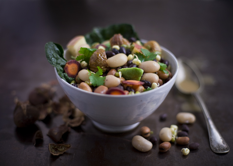 Bean_chestnut_salad